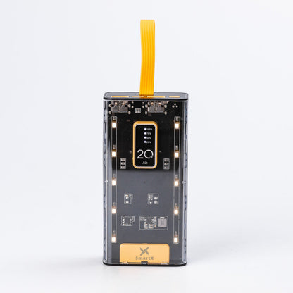 POWERBANK CYBERPUNK® Transparente 9 en 1 de 20.000 mAh